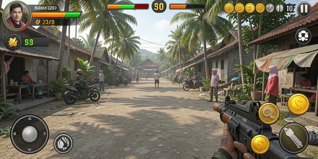 Screenshot dari fitur multiplayer yang seru dan menantang.