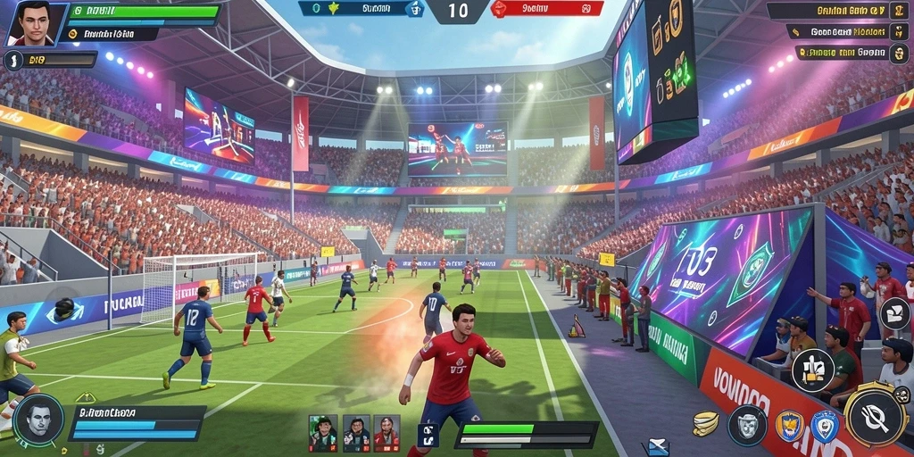 Mode permainan yang kompetitif dan menyenangkan.