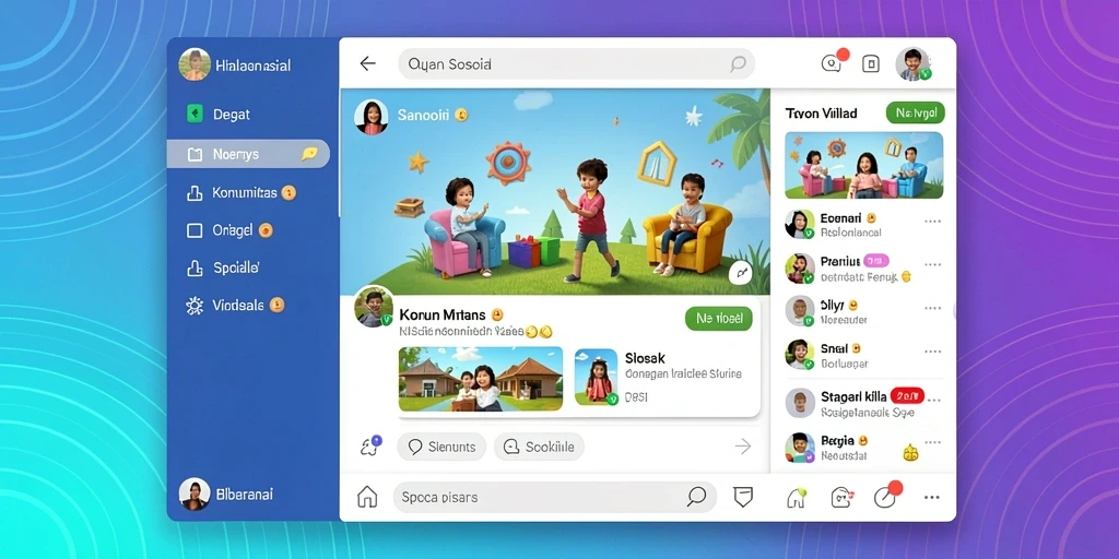 Fitur multiplayer yang memungkinkan tantangan dengan teman.