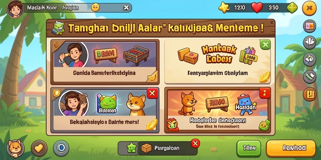 Fitur interaksi sosial yang menyenangkan.