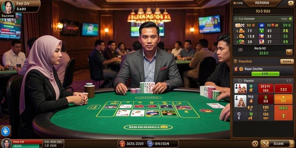 Visual karakter dalam RAJAPAMEN yang keren.
