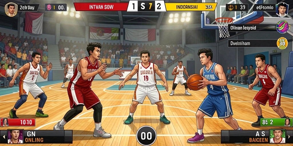 Leaderboards yang menambah keseruan kompetisi antar pemain.