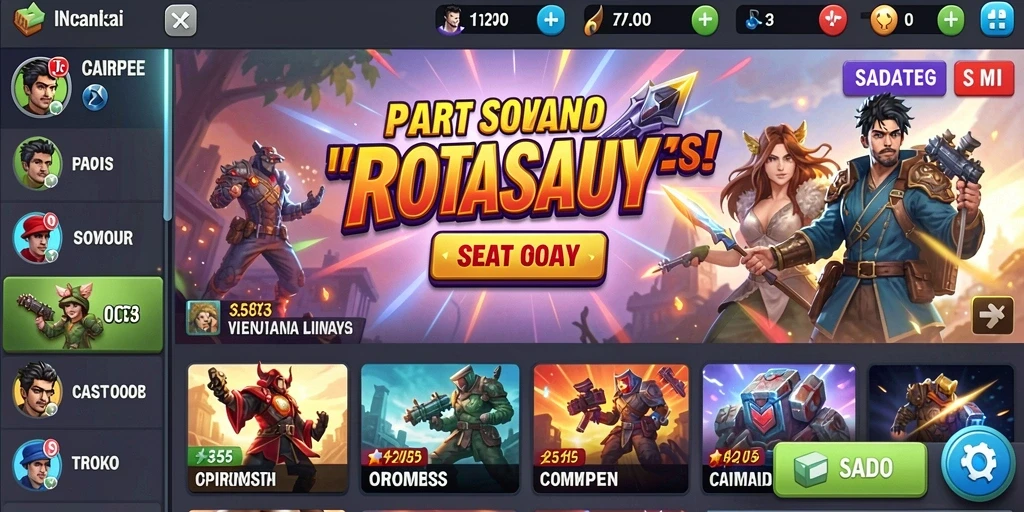 Grafis yang mengesankan dan penuh warna.